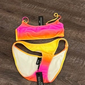 NWT Triangl multi color bikini